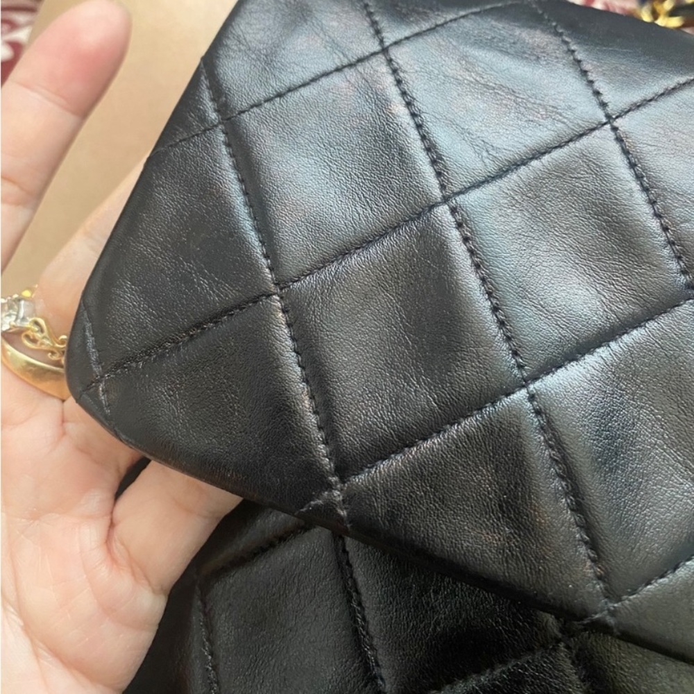 Black Friday deal🔥 Chanel Large CC Maxi flap Black& 24k Gold plated Hardware - Picture 12 of 15